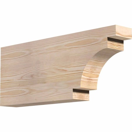 Ekena Millwork Mediterranean Smooth Rafter Tail, Douglas Fir, 3 1/2"W x 10"H x 24"L RFT04X10X24MED00SDF